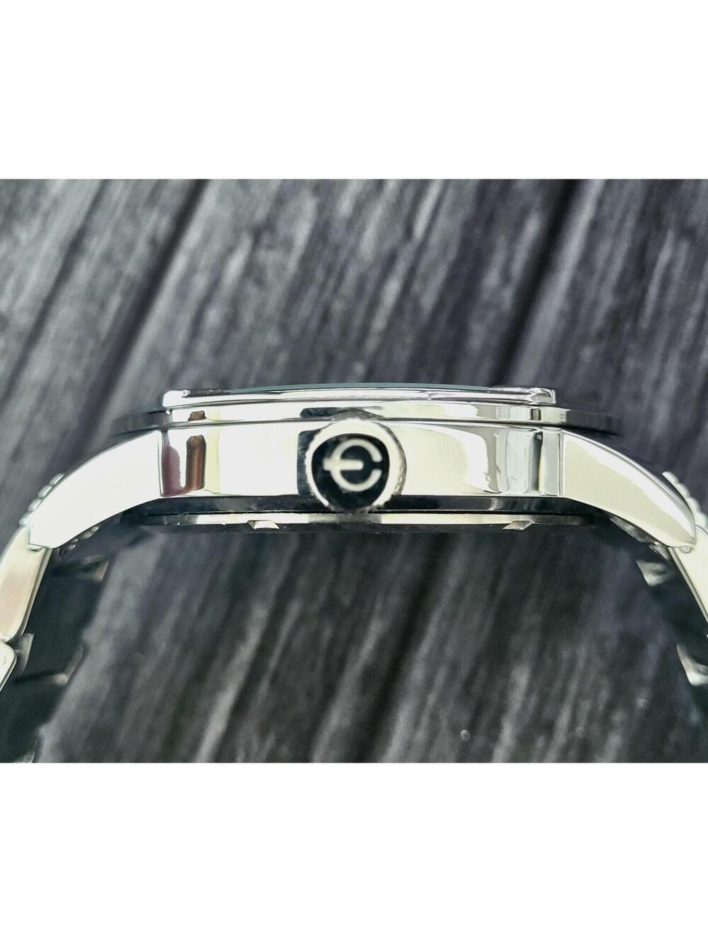 Rare Diamond Paved Bezel Mens Watch Elgin Authorized Dealer - Picture 11 of 13